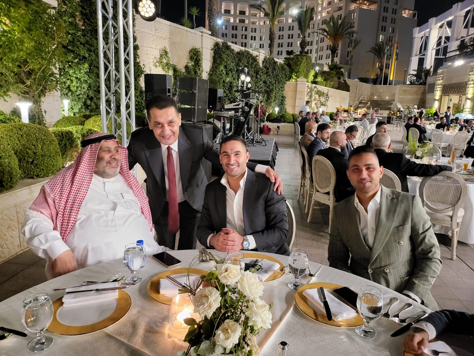 حمدي المناصير و نداء شرارة يحييان سهرة خاصة للعريس المهندس عبدالله مروان الركيبات بعمان