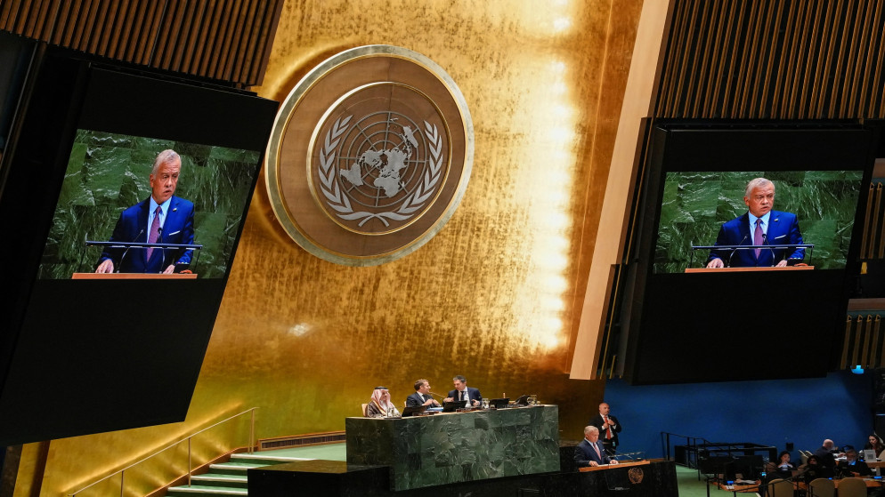 عاجل| الملك عبدالله الثاني أمام الأمم المتحدة: الصمت عن أزمة الشرق الأوسط تخلي عن إنسانيتنا