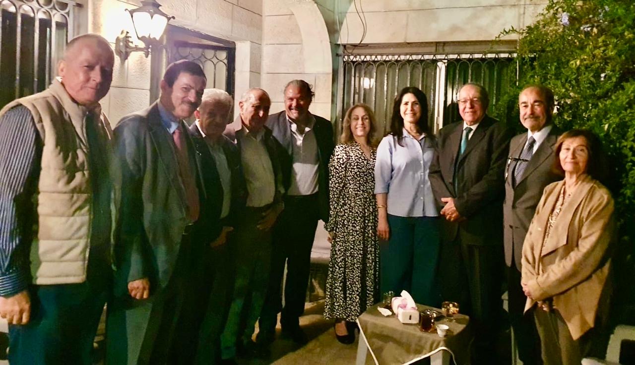 اللقاء الثقافي في صالون الدكتور بستاني لتكريم عالم الآثار الدكتور زيدان كفافي