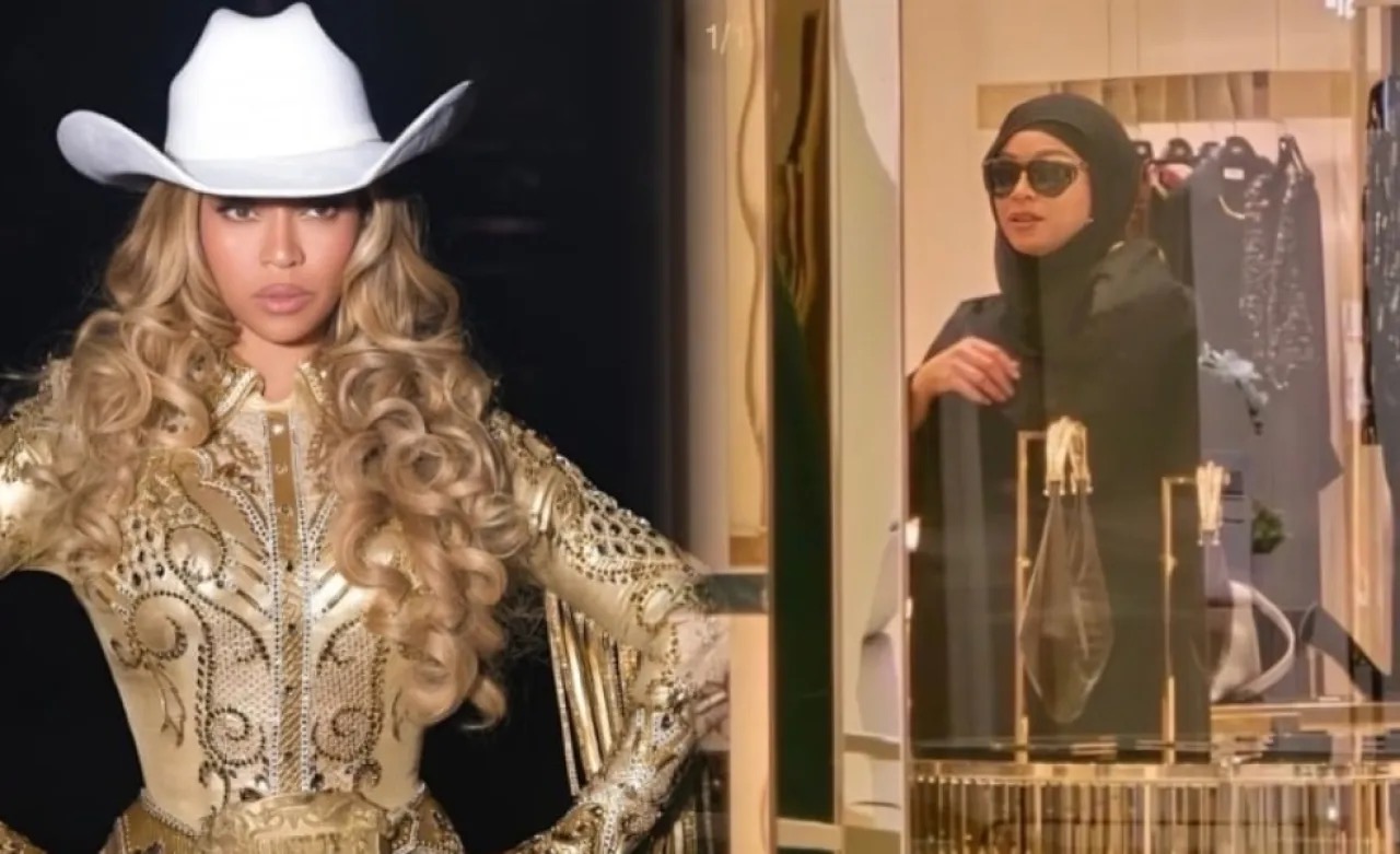 صورة حول : نجمة عالمية تظهر بالحجاب خلال زيارتها الدوحة وتكشف السبب نجمة عالمية تظهر بالحجاب خلال زيارتها الدوحة وتكشف السبب