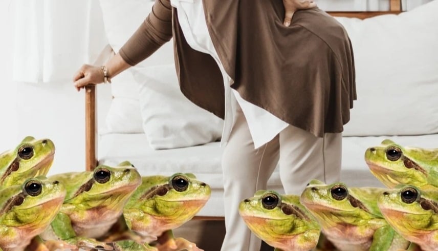 صورة حول : مسنة صينية تبتلع 8 ضفادع حية لعلاج آلام الظهر والنتيجة غير متوقعة مسنة صينية تبتلع 8 ضفادع حية لعلاج آلام الظهر والنتيجة غير متوقعة