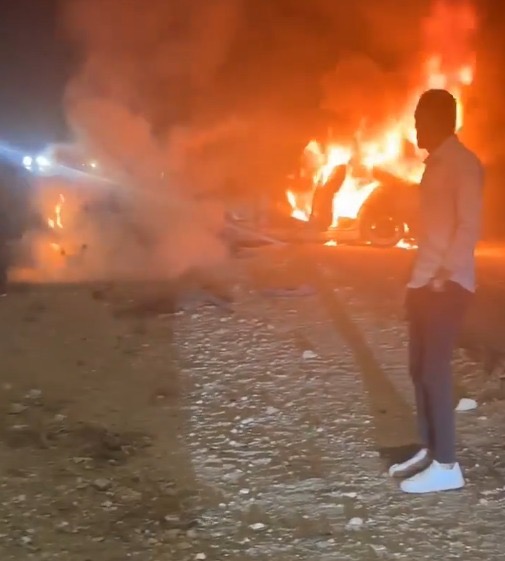 صورة حول : عاجل | بالفيديو.. حادث تصادم مدمر بين مركبتين على طريق الهاشمية عاجل | بالفيديو.. حادث تصادم مدمر بين مركبتين على طريق الهاشمية