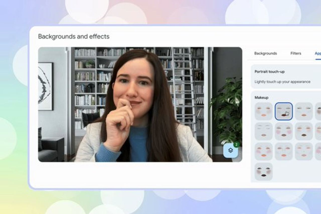 صورة حول : بشرى سارة للإناث… غوغل تتيح مكياجًا افتراضيًا واقعيًا في Google Meet بشرى سارة للإناث… غوغل تتيح مكياجًا افتراضيًا واقعيًا في Google Meet