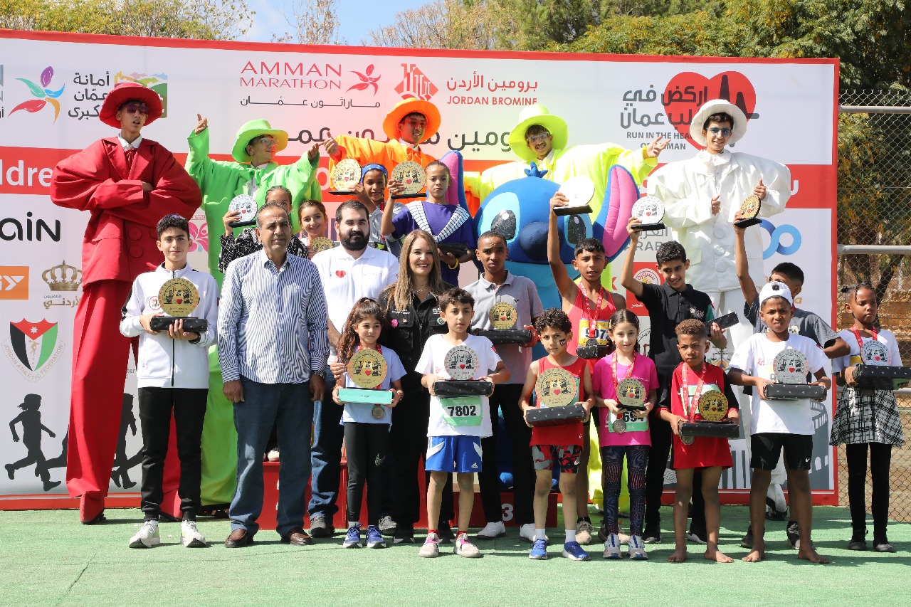 صورة حول : اختتام سباق الأطفال الخاص بالنسخة الخامسة عشرة من برومين ماراثون عمّان اختتام سباق الأطفال الخاص بالنسخة الخامسة عشرة من برومين ماراثون عمّان
