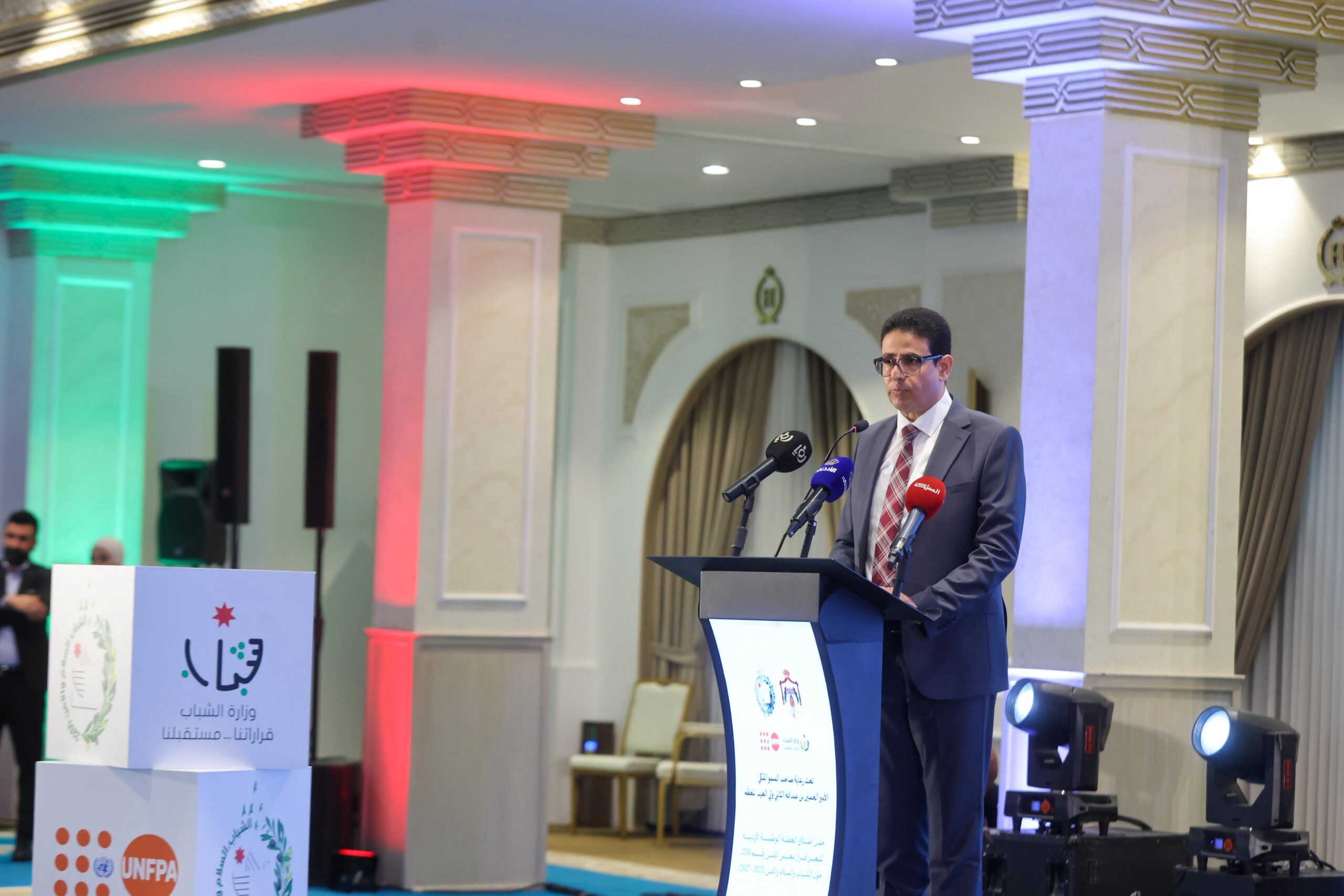 مندوباً عن ولي العهد، وزير الشباب يرعى حفل إطلاق الخطة الوطنية الأردنيةلتنفيذ قرار مجلس الأمن 2250 حول الشباب والسلام والأمن