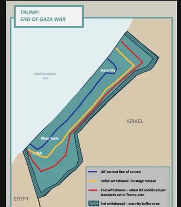 بالخريطة.. الجيش الإسرائيلي يبدأ الانسحاب الأولي من غزة