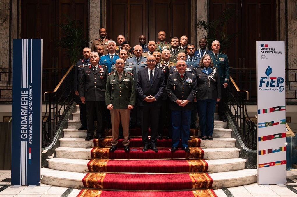 اللواء المعايطة يشارك في اجتماعات رابطة رؤساء الشرطة والدرك في باريس