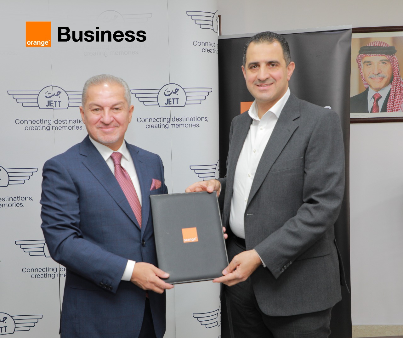 أورنج الأردن وشركة النقليات السياحية الأردنية (جت) توقعان شراكة استراتيجية