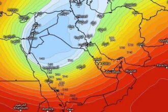 المدينة المنورة شهدت ثلوجًا نادرة في فبراير 1993 ادت إلى حدث جوي نادر