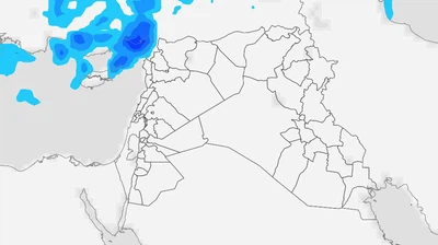 منخفض جوي يصل شرق المتوسط مع ارتفاع درجات الحرارة في الأردن