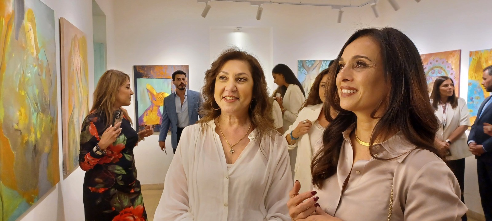 سمو الأميرة رحمة بنت الحسن ترعى افتتاح معرض فني داعم للقضية الفلسطينية في عمان