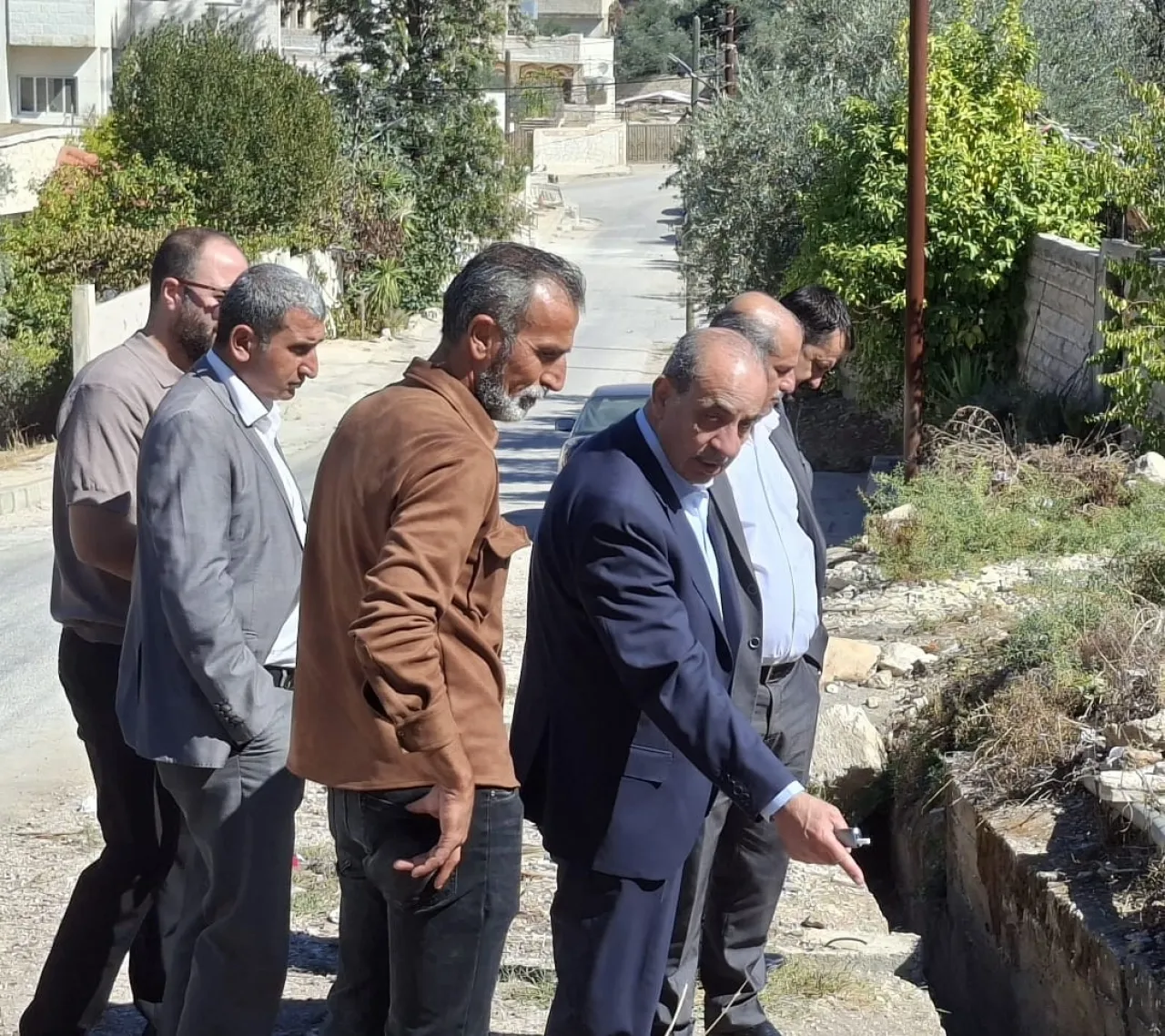 المصري يتفقد بلديات بإربد قبيل فصل الشتاء