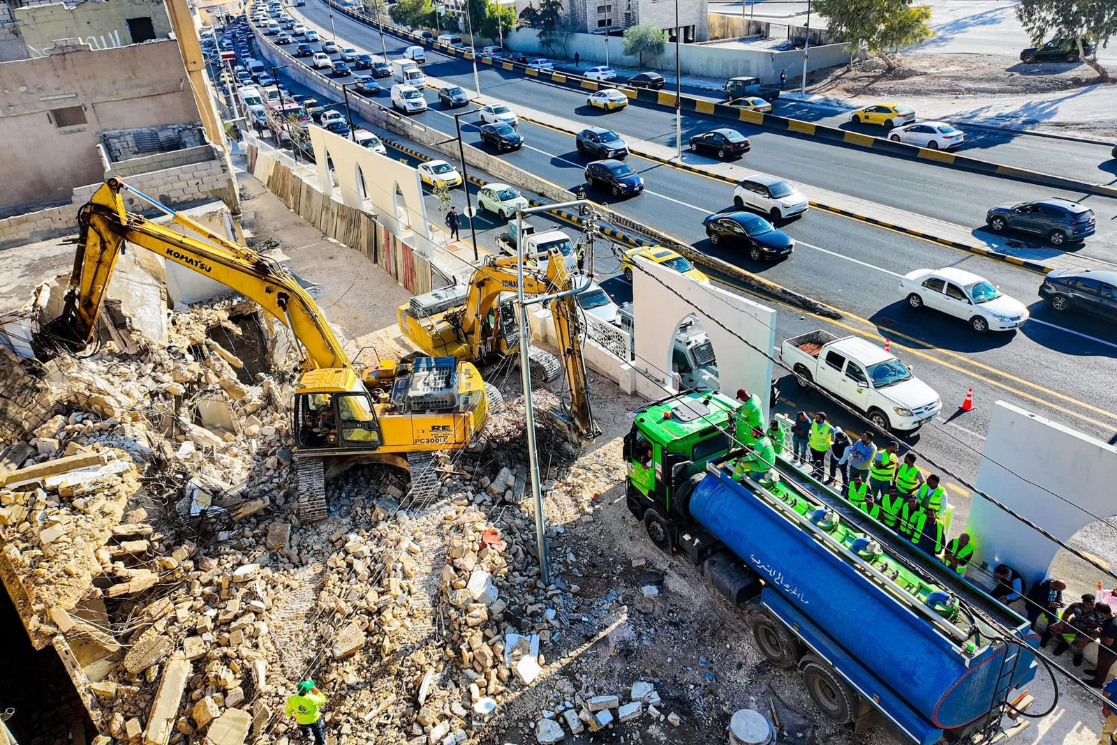 أمانة عمّان تباشر بتنفيذ المرحلة الرابعة من مشروع تطوير المحطة .