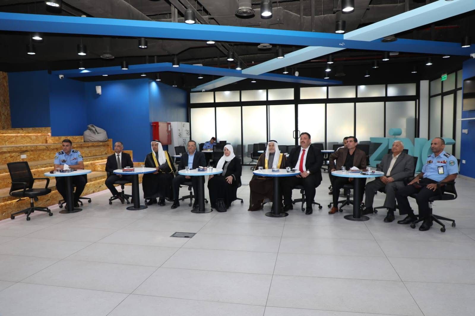 الشرطة المجتمعية تنفذ فعاليات توعوية في مديرية شؤون اللاجئين السوريين.