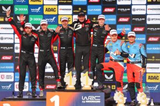 فريق تويوتا جازو للسباقات يحصد المركزيْن الأول والثاني في رالي أوروبا الوسطى ولقب تويوتا الخامس على التوالي في بطولة المصنّعين