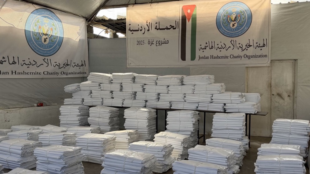الحملة الأردنية للإغاثة تواصل جهودها في غزة لمواجهة البرد