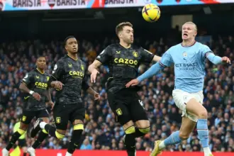 أستون فيلا يسقط مانشستر سيتي في فخ الهزيمة