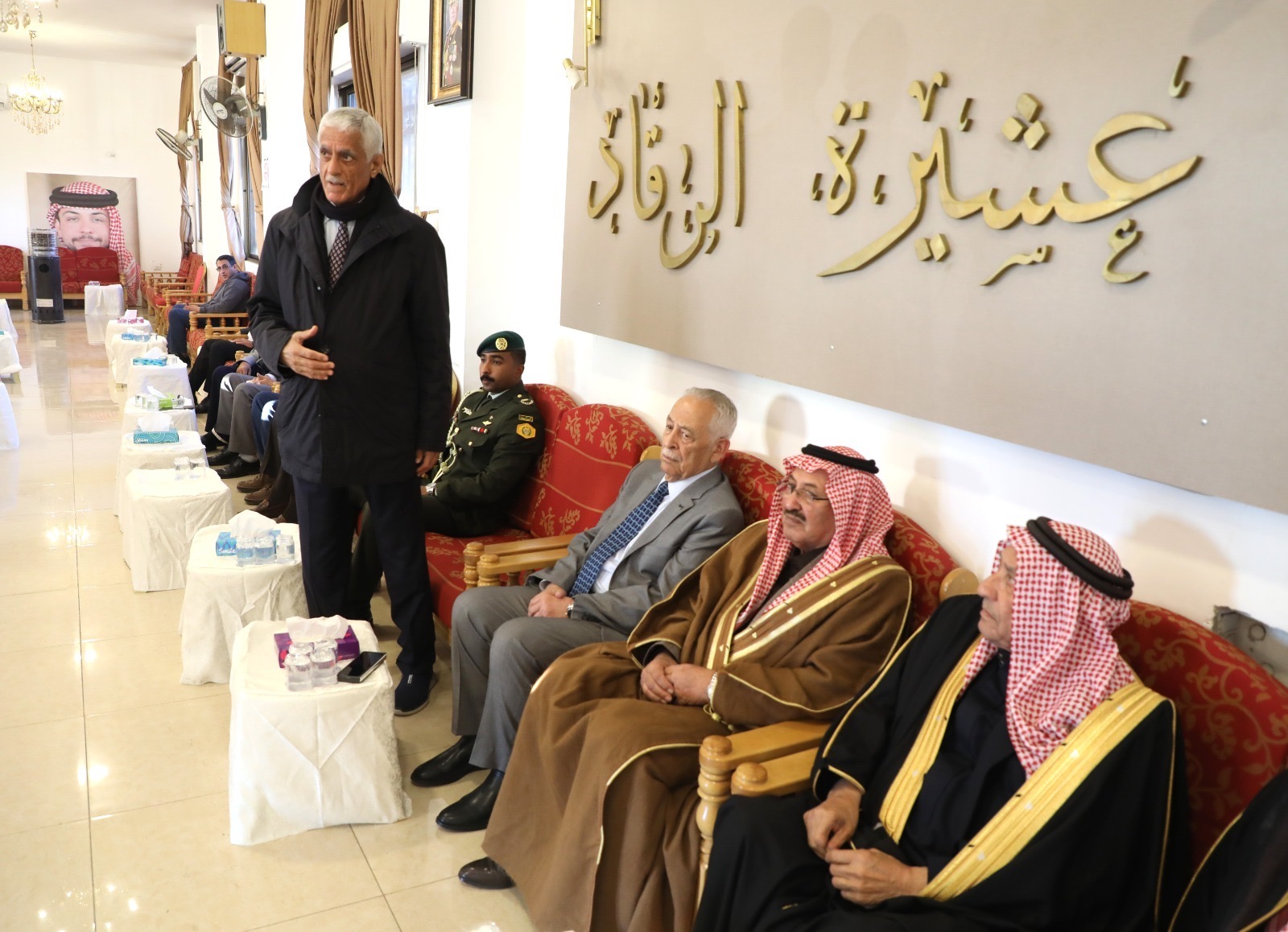 مندوبا عن الملك وولي العهد. العيسوي يعزي الرقاد والعمرو