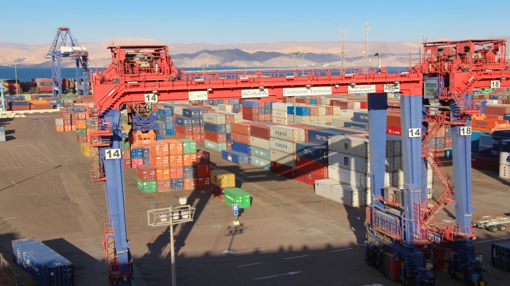 ارتفاع قياسي لحركة الحاويات في ميناء العقبة