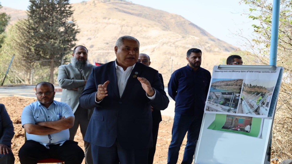 الفاو وسلطة وادي الأردن يطلقان مشروع الطاقة الشمسية العائم لتعزيز كفاءة المياه والطاقة