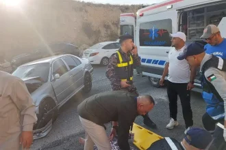 عاجل | إصابة أربعة أشخاص بحادث سير في عين الباشا