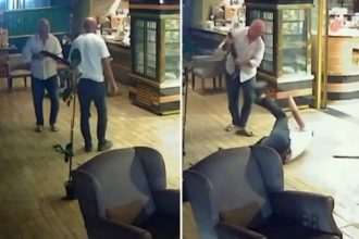 رجل يطلق النار على صهره ويضربه بعنف في محل تجاري بأضنة