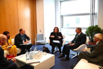 الفراية يلتقي المفوضة الأوروبية لشؤون المتوسط