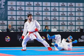 الأردني غيث يتأهل لنهائي بطولة العالم للكراتيه