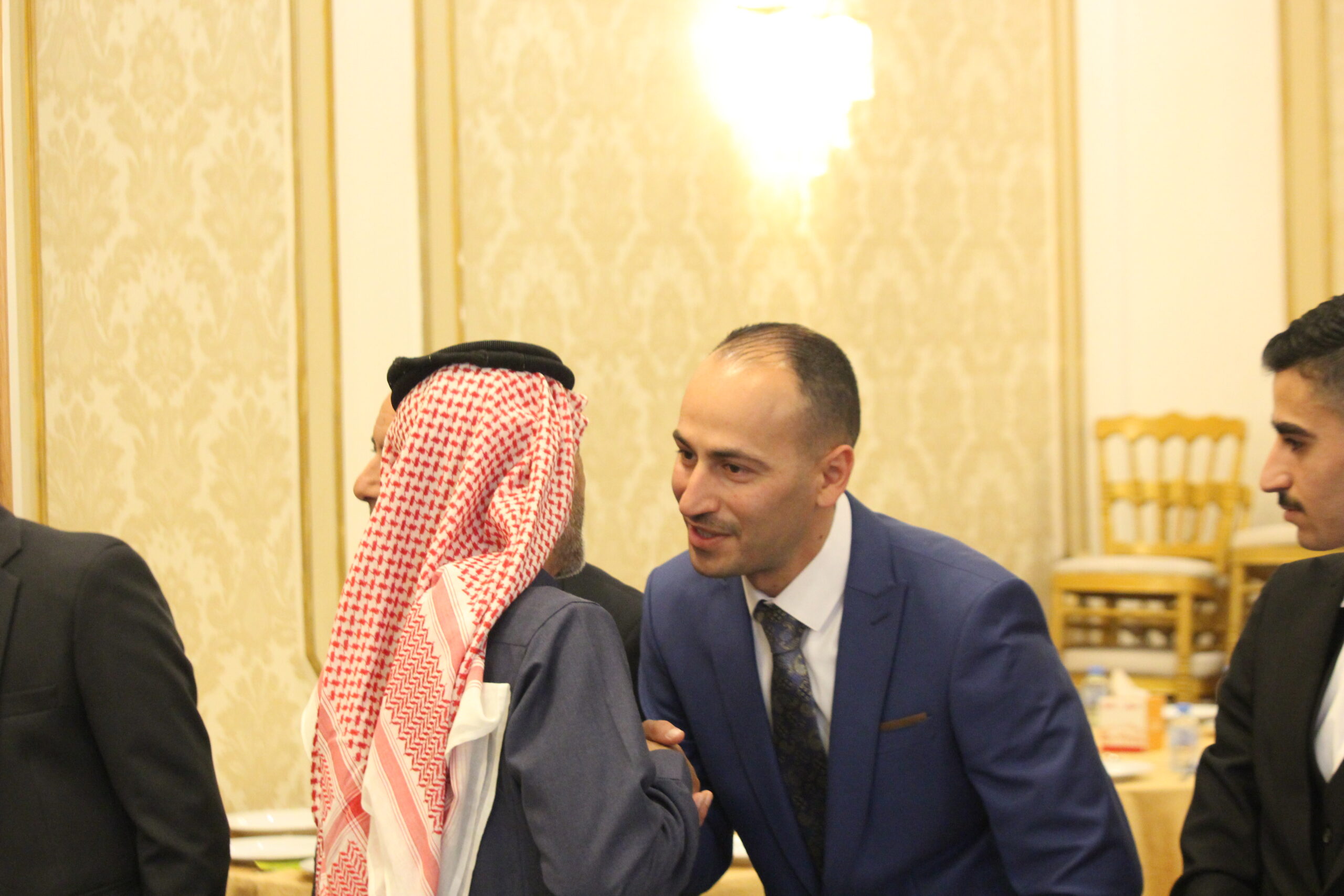 الكابتن الطيار دريد اللواما يولم بمناسبة زفاف نجله