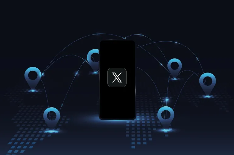  إكس تكشف البلد الأصلي للحسابات الرقمية