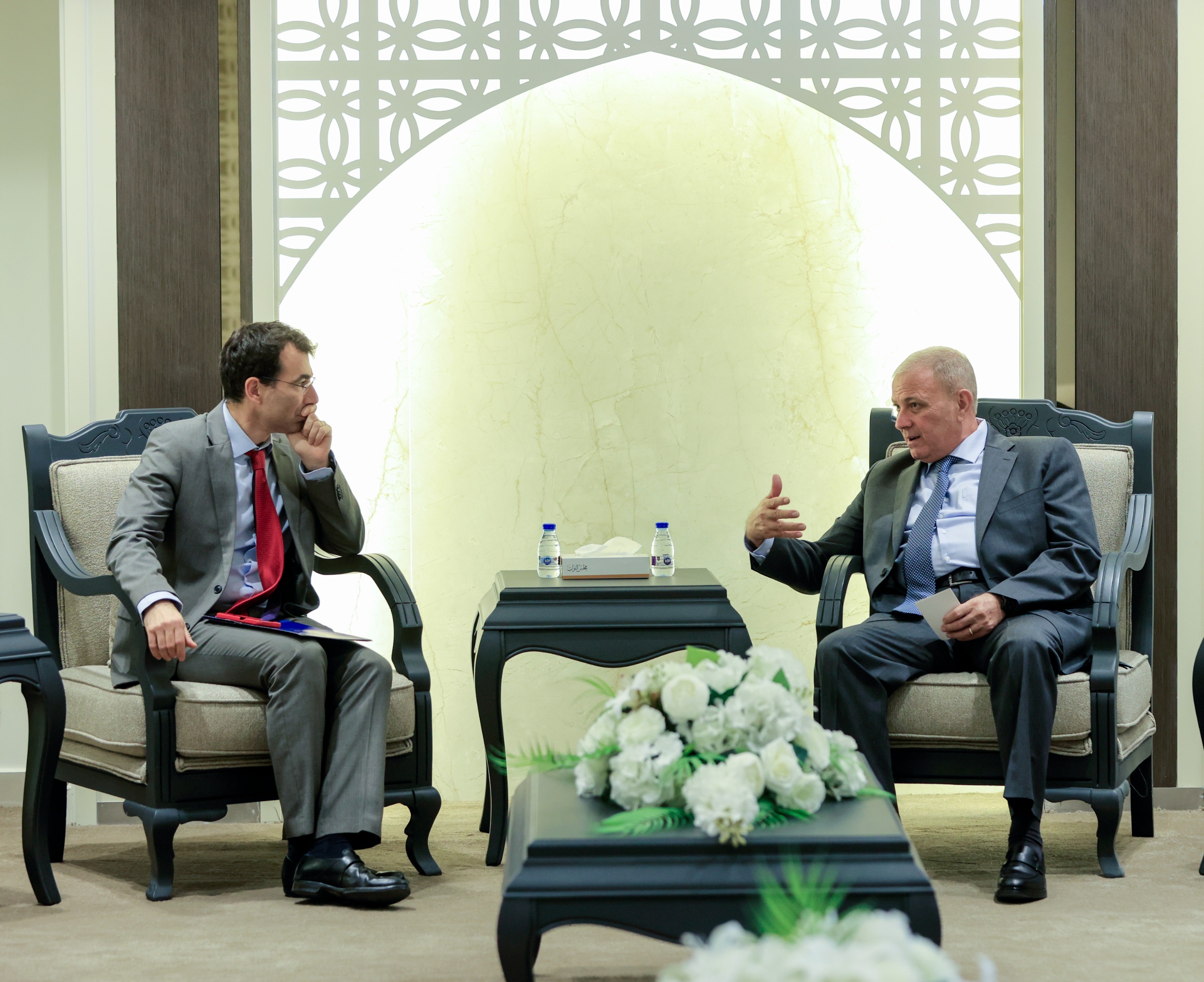 عطية يلتقي سفير الاتحاد الأوروبي لدى المملكة