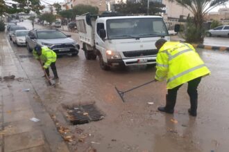 الإدارة المحلية تتعامل مع 90 شكوى خلال تأثير المنخفض الجوي