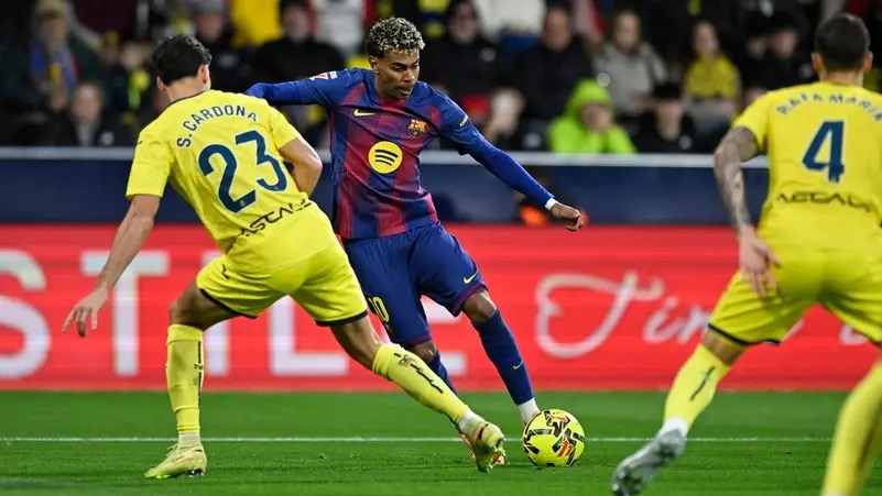 برشلونة يواصل انتصاراته ويتغلب على فياريال