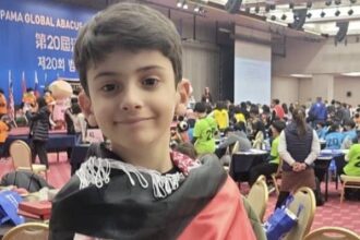 الطفل عبدالكريم قشطة يحقق إنجازًا عالميًا 