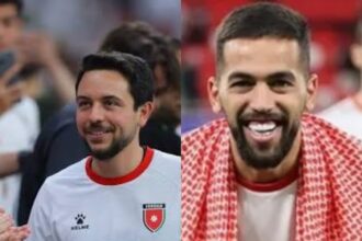 عاجل | ولي العهد يكرم علي علوان هداف كأس العرب 2025