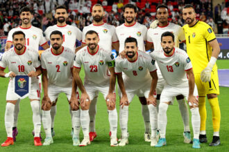 المنتخب الأردني يستعد لمواجهة الكويت بكأس العرب
