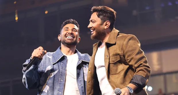 أحمد سعد يفاجئ الجمهور ويكشف وضع تامر حسني