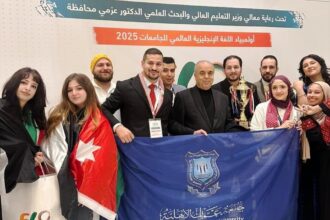 عمّان الأهلية تفوز بثلاث جوائز بأولمبياد اللغة الإنجليزية العالمي