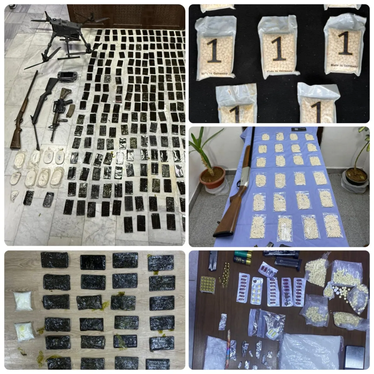 صورة حول : الأمن العام يضبط عصابة إقليمية لتهريب المخدرات الأمن العام يضبط عصابة إقليمية لتهريب المخدرات