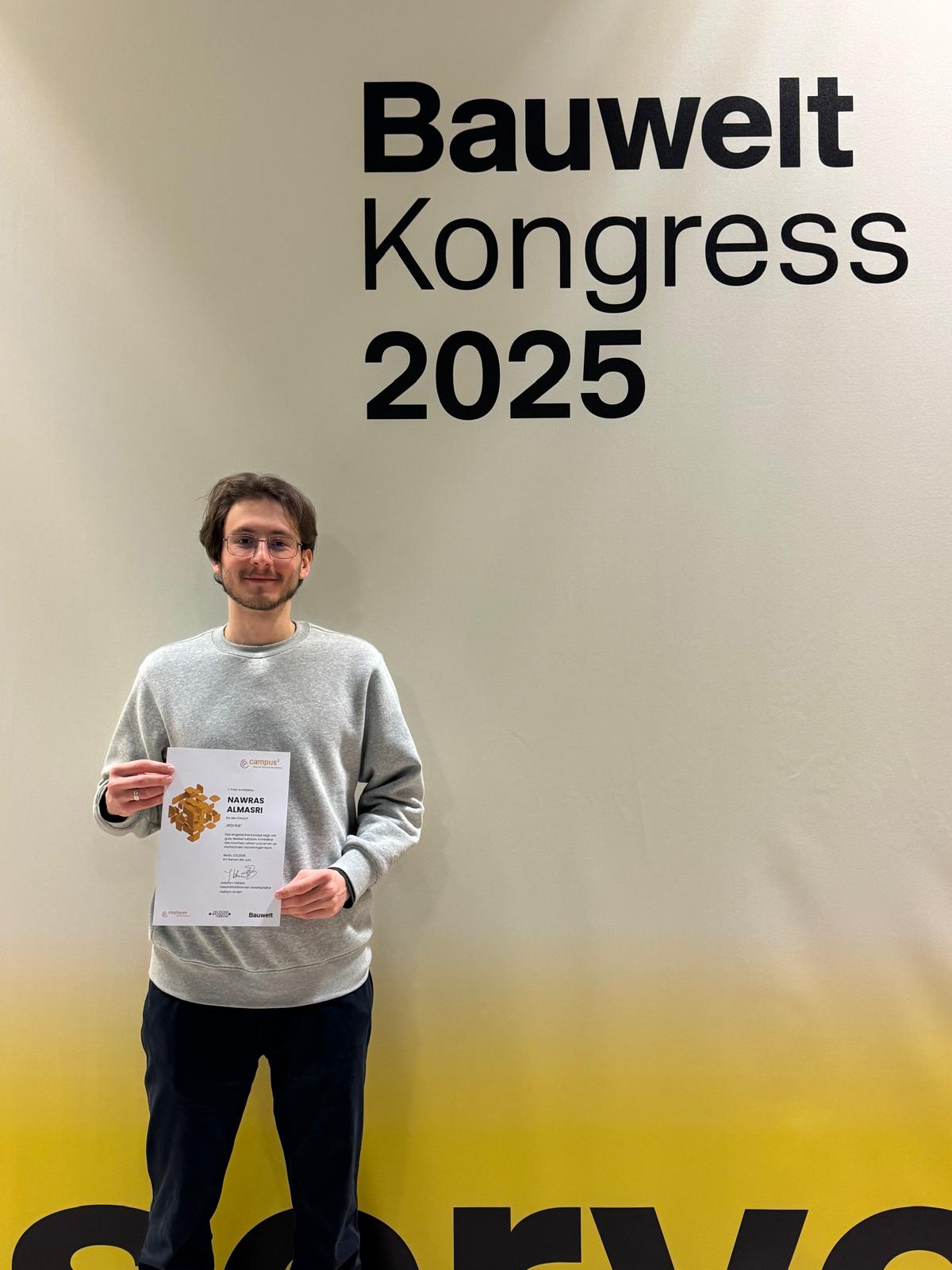 طلاب أردنيون يتفوقون في مسابقة العمارة الألمانية Bauwelt Kongress 2025