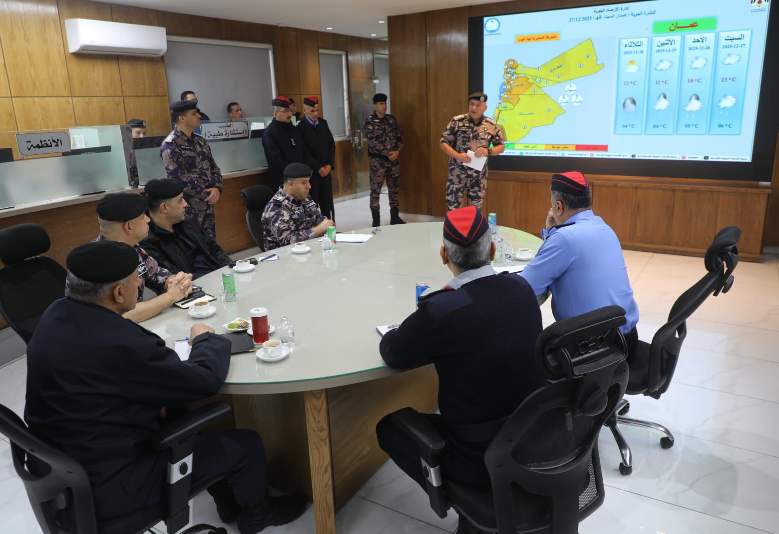 عاجل | مدير الأمن العام يتفقد الدفاع المدني ومركز القيادة والسيطرة (911)