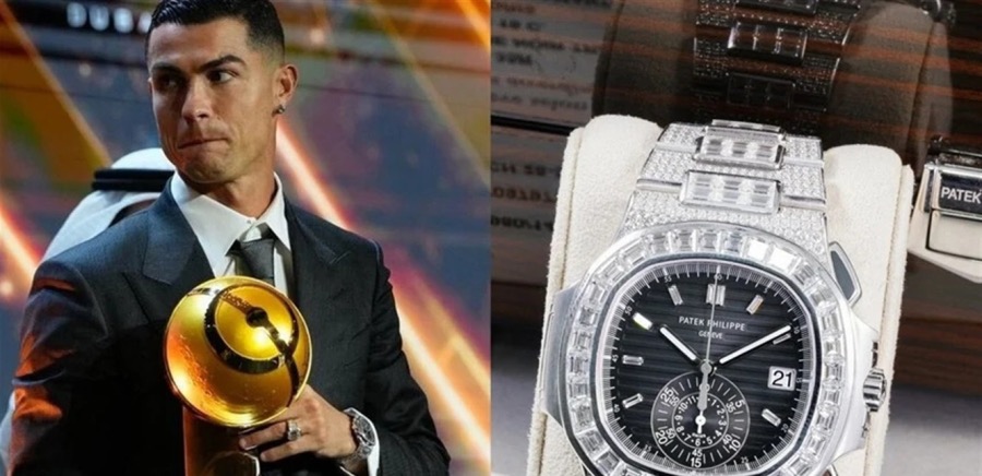رونالدو يثير الجدل بساعته الفاخرة البالغة قيمتها 1.3 مليون دولار