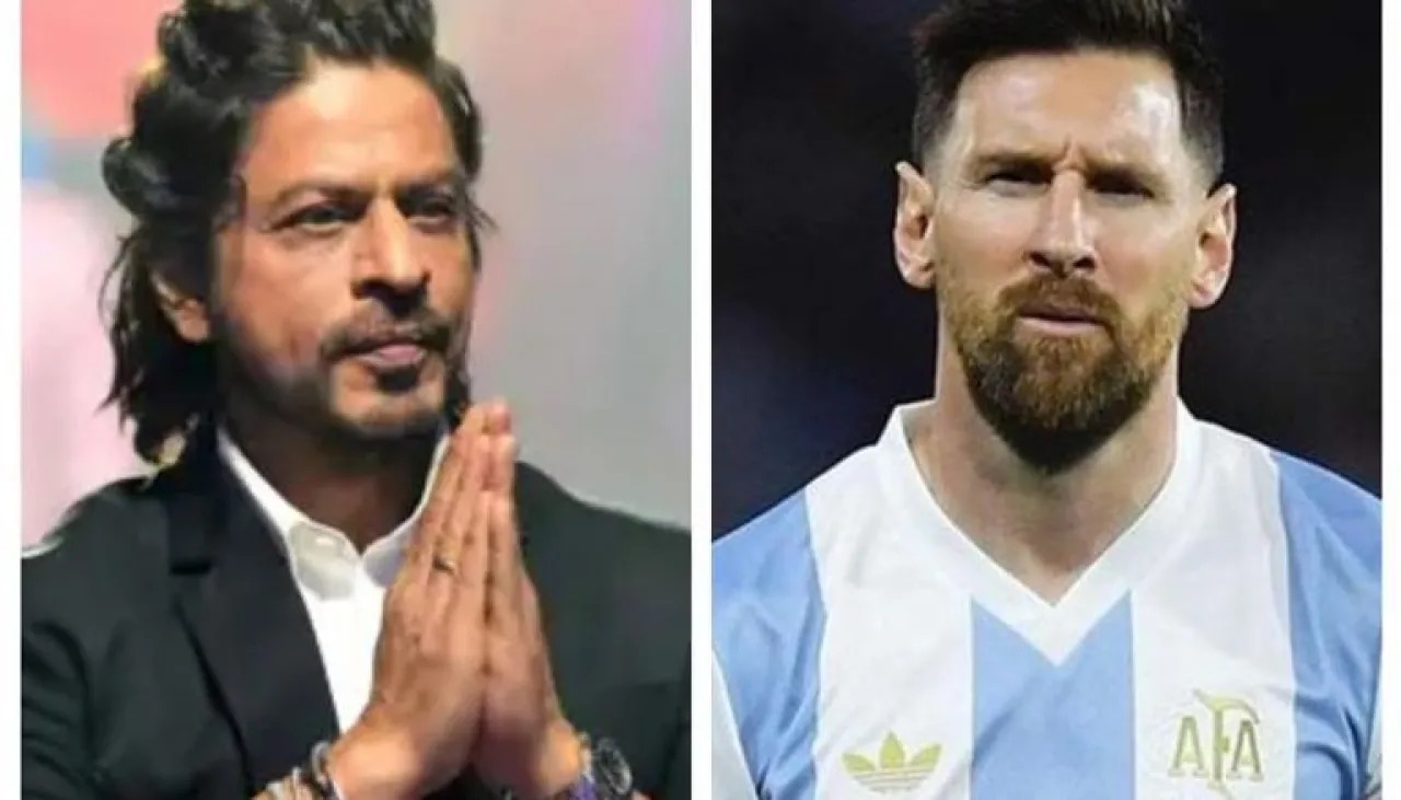 صورة حول : شاروخان يلتقي ميسي في الهند.. تفاصيل شاروخان يلتقي ميسي في الهند.. تفاصيل