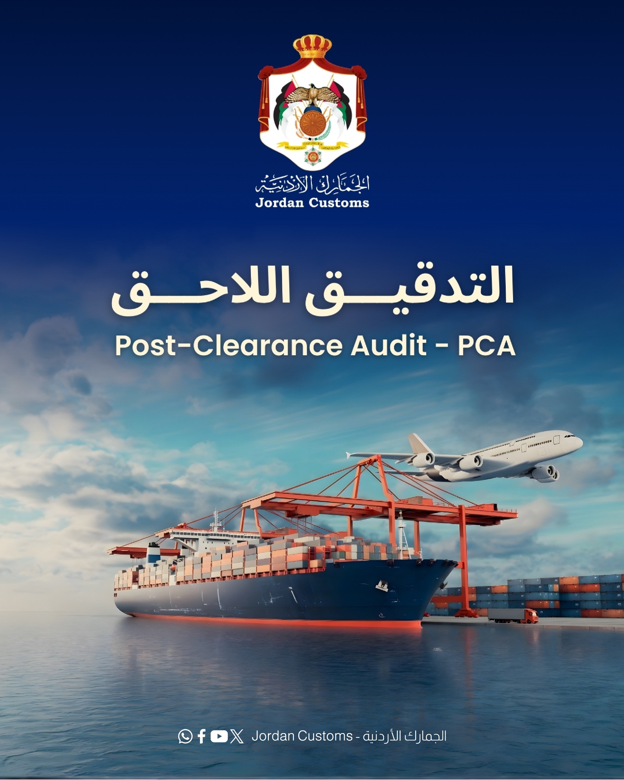 صورة حول : نظام التدقيق اللاحق انطلاقة جديدة بالعمل الجمركي تعزز ثقافة الإلتزام نظام التدقيق اللاحق انطلاقة جديدة بالعمل الجمركي تعزز ثقافة الإلتزام