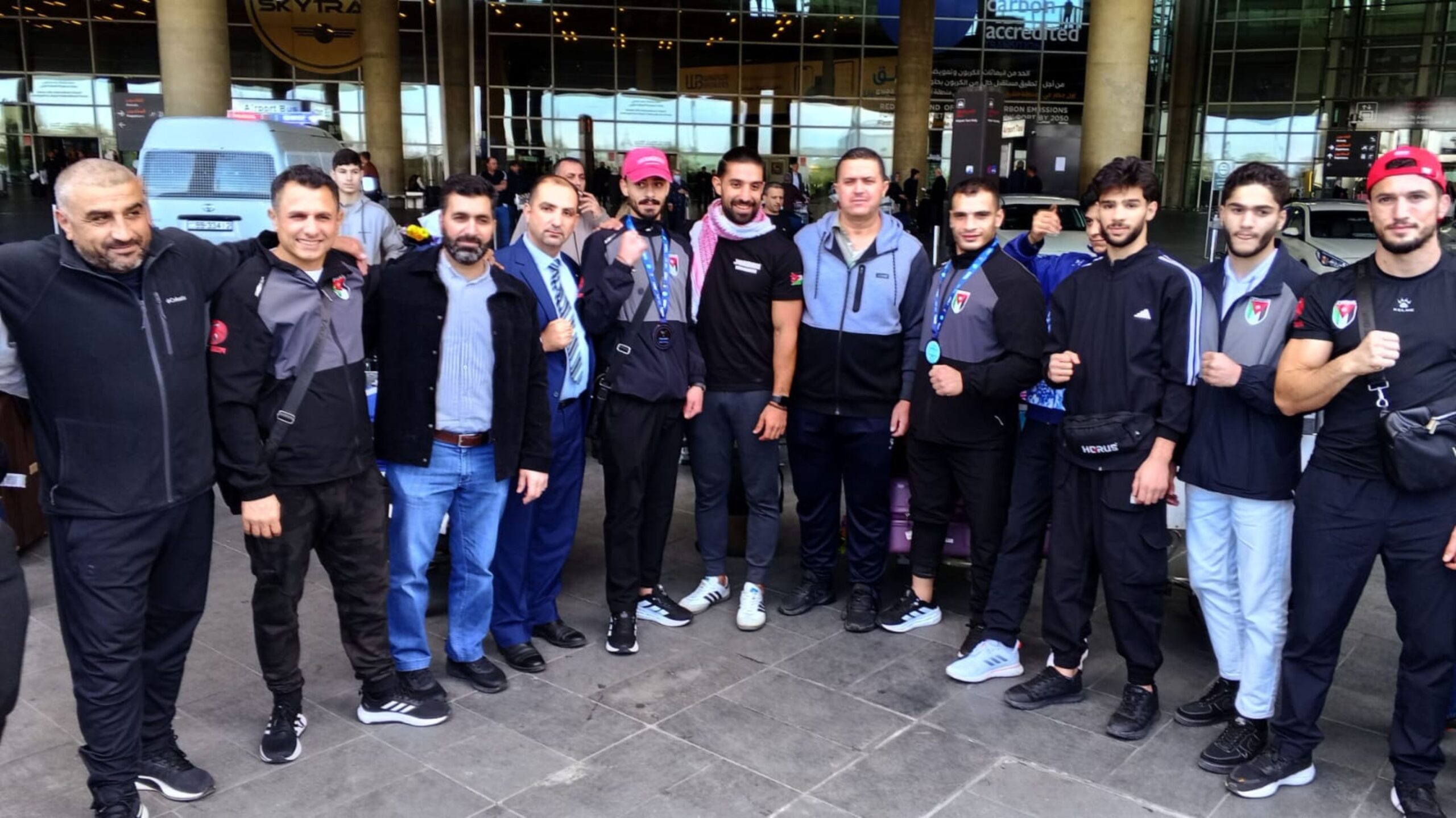 استقبال رسمي وشعبي للمنتخب الأردني للكيك بوكسينغ بعد إحراز ميداليتين برونزيتين في أبوظبي