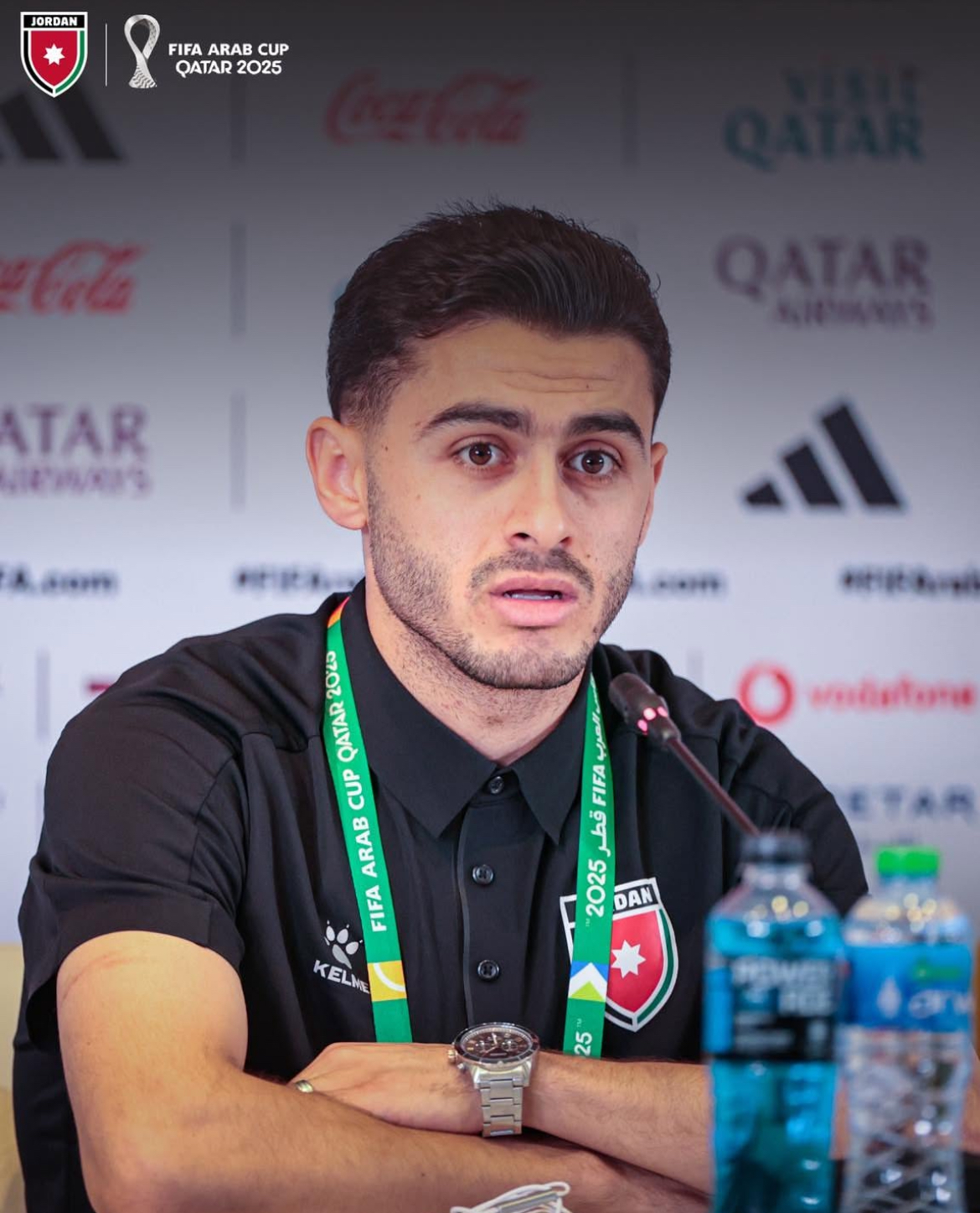 سلامي وأبو زريق يؤكدان جاهزية النشامى للكويت