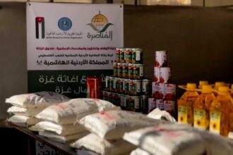 الهيئة الخيرية الأردنية الهاشمية توزع وجبات غذائية في قطاع غزة