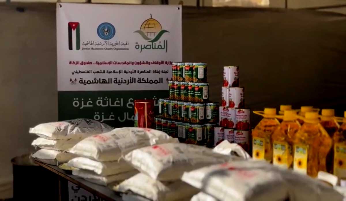 الهيئة الخيرية الأردنية الهاشمية توزع وجبات غذائية في قطاع غزة