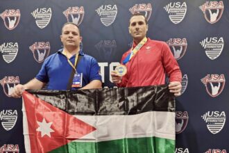 الفرارجة يحصد برونزية وزن تحت 88 كغم في بطولة UMWF للماسترز بأميركا