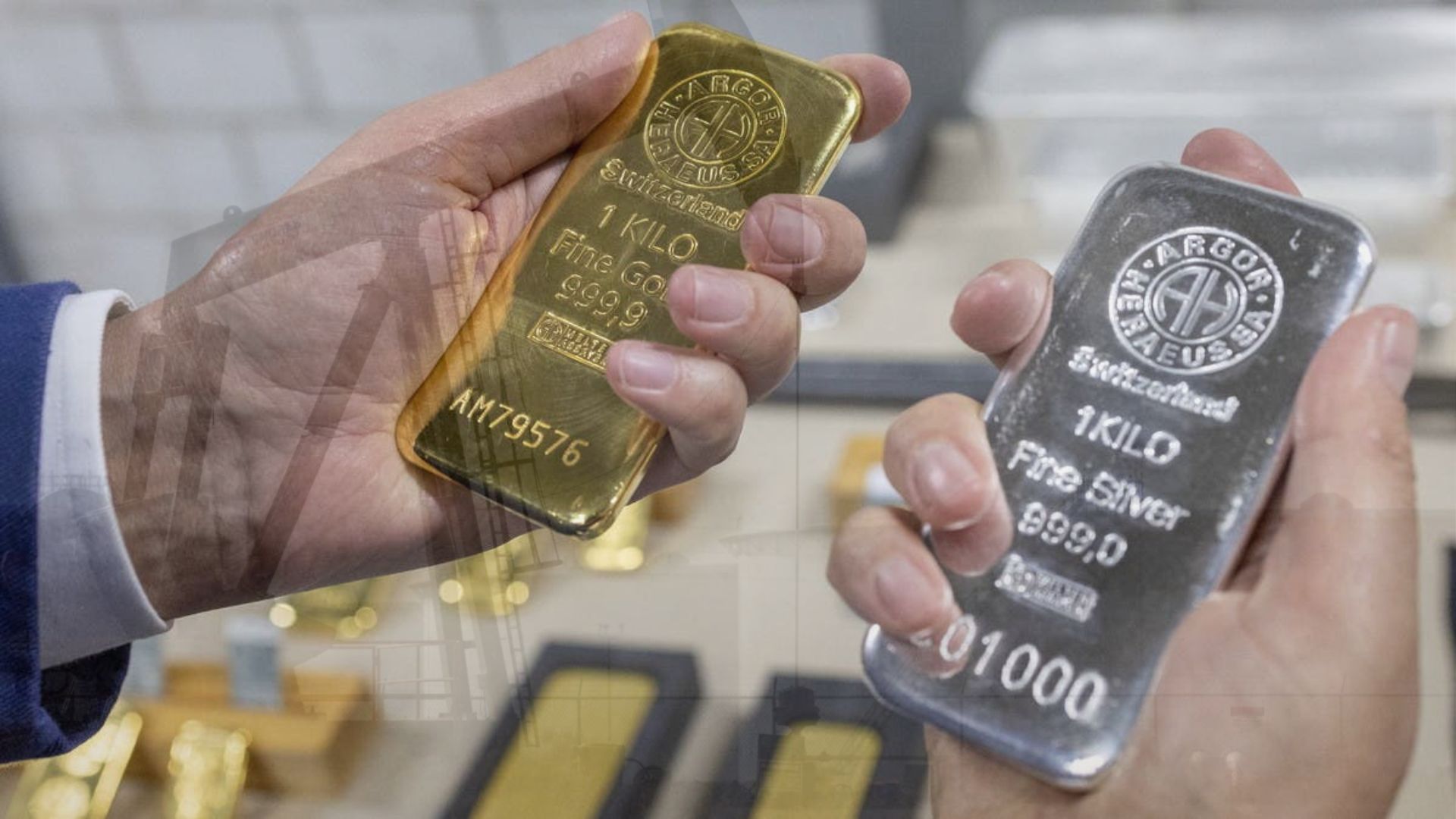 الذهب والفضة يصعدان بالأسواق العالمية